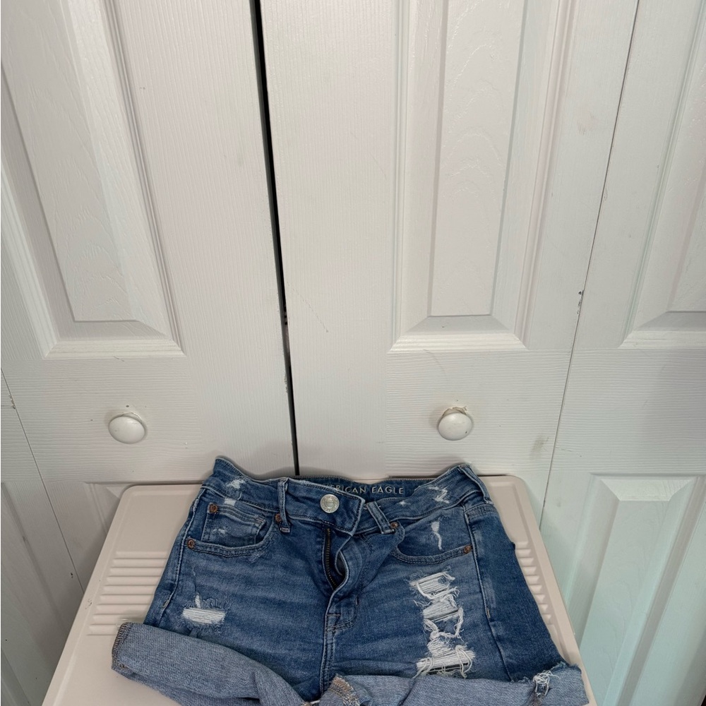 American Eagle Blue Denim Shorts